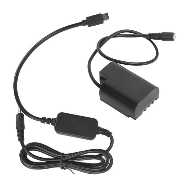 DMW-DCC12 USB Type C Factice Batterie, Protection Multiple Sécurité Décodage Complet Fiable DMW-DCC12 BLF19 DC Coupleur Factice Batterie Avancée pour Caméras GH3 GH4