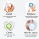 thumbnail image 4 of Cleansing Brush Head for Mia 1, Mia 2, 4 Pack, 4 of 5