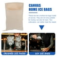 thumbnail image 5 of Minkissy 2Pcs Reusable Ice Bags Canvas for Food Handling Design for Home Use, 5 of 5
