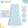 thumbnail image 3 of Evolur Space Adventure Collection 3pc Crib Set (Fitted Sheet, Snuggle Sack, Crib Skirt) in Arctic Blue & Space Print, 3 of 5
