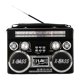 thumbnail image 1 of Radio portátil Supersonic SC-1097BT de 3 bandas con Bluetooth, 1 of 9