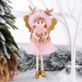 thumbnail image 4 of Yuarrent Colgante de muñeca de Navidad Decoración de árbol de Navidad resistente al desgaste Adorno de muñeca colgante Kits de decoración para fiestas Rosado Yuarrent HA001211-02, 4 of 8