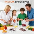 thumbnail image 2 of 60PCS Vacuum Sealing Bags, Reusable Vacuum Sealer Bags for Food, BPA-Free Vacuum Zipper Bags, Sous Vide Bags for Food Storage (S, M, L, XL), 2 of 8
