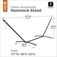 thumbnail image 2 of Classic Accessories Stainless Steel Hammock Stand, 2 of 11