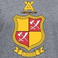thumbnail image 3 of CafePress - Delta Chi Coat Of Arms T Shirt - Women's V-Neck Dark T-Shirt, 3 of 4