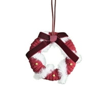 PuSpu Home Decoration Christmas Wreaths-bows-car Hangers-tree Ornaments-festive Decorations Holiday Products