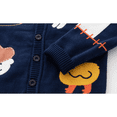 thumbnail image 5 of LYMAYTER 2-7 Y Boys Cardigan Sweater Jacket for Kids Toddler Long Sleeve Knit Coats Boys Winter Cartoon Cardigan Outerwear, 5 of 9