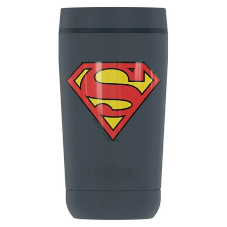 

Superman Classic Logo Shield GUARDIAN COLLECTION BY THERMOS Stainless Steel Travel Tumbler Vacuum insulated & Double Wall 12oz