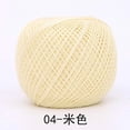 thumbnail image 1 of Zhuge Thin Yarn,8#Lace thread, 50g 1 roll, Long-Staple Cotton Yarn for Handcrafts, Knitting Small Items, Soft & Anti-Pilling, Fade-Resistant,Ideal for DIY Projects,beige, 1 of 5