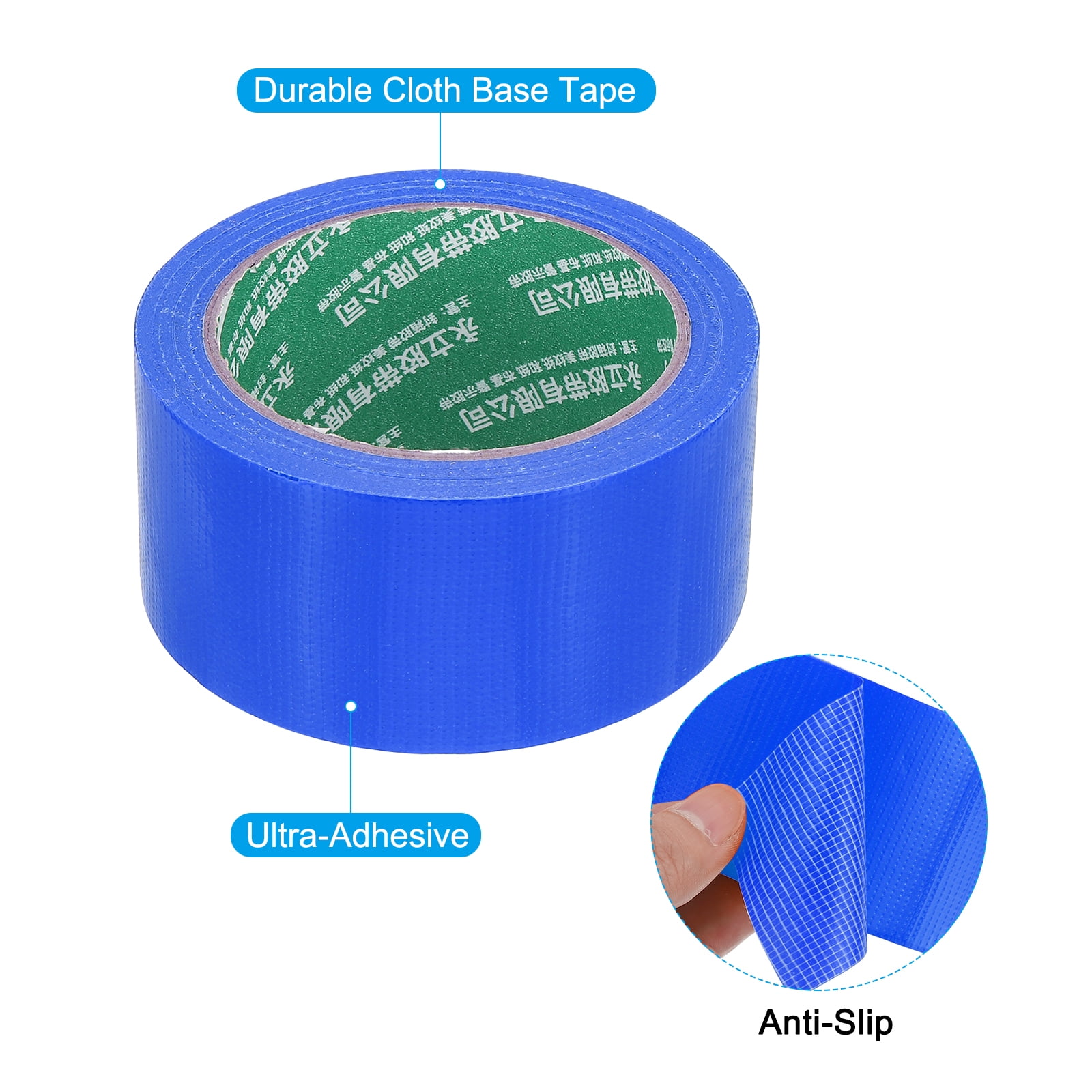 Uxcell Pickleball Ball Court Marking Tape 66ft, Marking Edge Guard Ultra-Adhesive Tape, Blue 4 Pcs