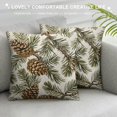 thumbnail image 3 of Gradually Varied Pine Cones Pillowcases Winter Plant Vintage Seamless Pattern Art Design Pillow Case Decorative Throw Pillow Cover for Home Sofa Office, 3 of 5