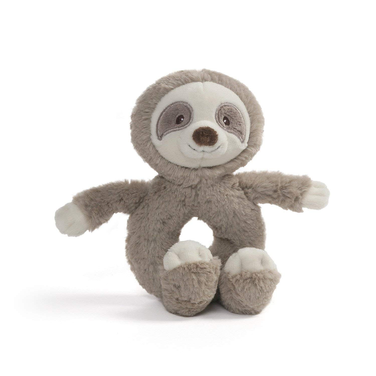 Baby GUND Toothpick Sloth Rattle Plush Stuffed Animal 7.5