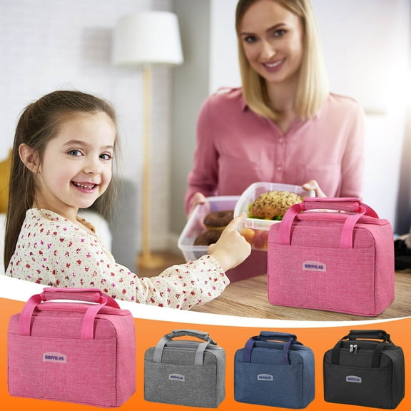 Dmlowu Lunch Bag Wear Proof Lunch Box for Women Men Lightweight Insulated Lunch Box Cooler Lunch Tote Bag for Travel Office Back to School Supplies