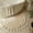 Beige, variant on Beautiful Boho Rug with Tassels for Your Bathroom - Soft Half Circle 100% Cotton Mat Fits Perfectly Into Your Home - A Cute, Non-Slip and Absorbent Crochet Rug Ideal to Enhance Any Bath/Bedroom Decor