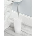 thumbnail image 3 of Mainstays Loop Toilet Bowl Brush and Holder Set, Frost, 3 of 11
