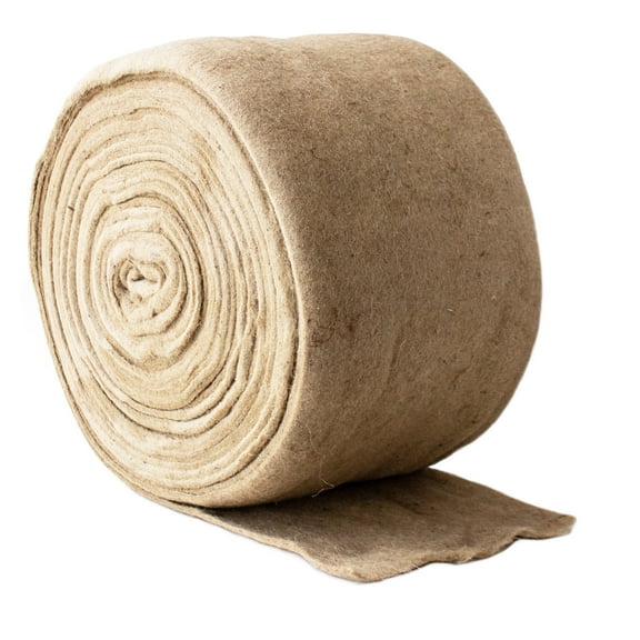 Pro Micro Jute Microgreens Grow Mat Roll - 10 Inches Wide By 100 Feet Long - 1 Roll - Professional Hydroponic Growing Pad for Trays or Gutter - Micro Greens & Wheatgrass