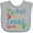 AC-Heather Grey, variant on Inktastic My Aunt in Texas Loves Me Boys or Girls Baby Bib