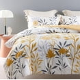 thumbnail image 2 of Juego de edredón SLEEPBELLA Queen, talla 600 hilos, algodón amarillo, 2 of 7