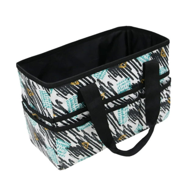 Organizador de artesanía Bolsa de bolsas de bolsas de pintura de gran capacidad Bolsa de almacenamiento para estudiantes Azul