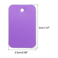 thumbnail image 3 of Uxcell Blank Waterproof Eyelet Hole Plastic Tags for Product Tags,2.5x4cm/0.98x1.57" Pack of 200,Purple, 3 of 6