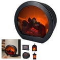 thumbnail image 3 of LED Fireplace Lantern Simulation Flame Lamp USB Rechargeable Table Decor Lamp, 3 of 5
