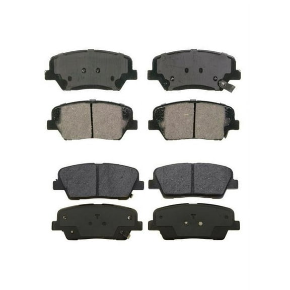 Fits 2011-2013 Kia Sorento Front and Rear Ceramic Brake Pads