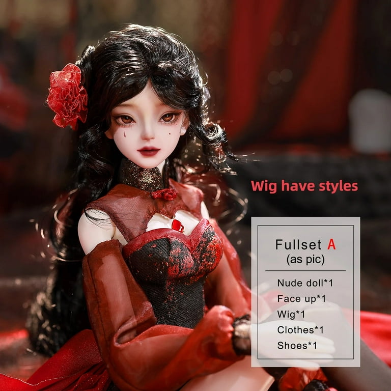 1/4 BJD Cleo A - Official Gothic Oiran Alluring Japanese Courtesan
