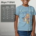 thumbnail image 5 of Boy's Lion King Character Group Shot Graphic Tee Light Blue X Small, 5 of 9