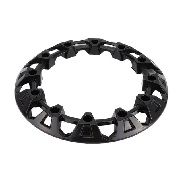 S SERENABLE Generic ATV Wheel Rim Hub Protection Decor Practical Tire Decor for ATV Black 8 Inches