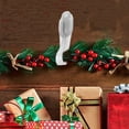 thumbnail image 1 of Dvkptbk bobbin winder 2PC Christmas Wreath Tie Christmas Stocking Rack Reusable Tie for Wreath Green Wreath Hanger for Fireplace Cover Stairs Home Decor Christmas Decorations, 1 of 5