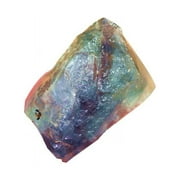 GUANLI 1 Pcs Natural Color Fluorite Collection Obelisk Mineral Gemstone Rough Stone Home Decor Specimen B0W1