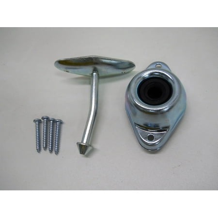 - RV Camper Trailer Door Stop Holder Latch / Metal Plunger Kit / 3