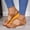 Yellow, variant on Womens Sandals Summer Clearance,Support Comfortable Walking Sandals Women's Summer Solid Color Hollow Out Wedge Comfortable Soft Women's Sandals