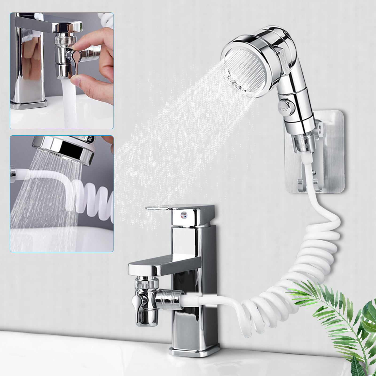 Shower Head Hose Removable Tap Attachment Bathroom Bath Strong Rubber Universal 