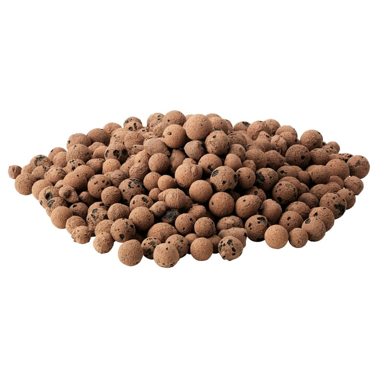  Expanded Clay Pebbles 1 qt, 8mm-14mm Clay Balls for