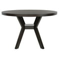 thumbnail image 5 of Safavieh  Couture Luis Round Wood Dining Table. Black 48 IN W x 48 IN D x 30 IN H Wood Finish, 5 of 5