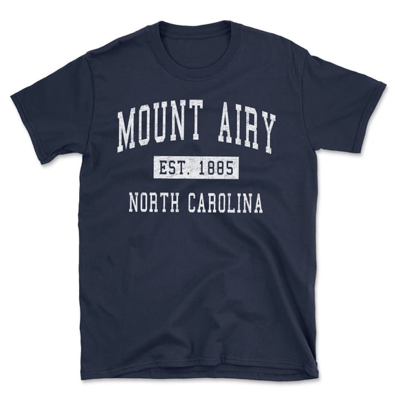 Mount Airy North Carolina Classic Established Men's Cotton T-Shirt