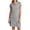 Black, variant on Women's Striped Notched Collar Button Down Short Sleeve Casual Shirt Dresses for Women Summer Everyday & Office Wear
