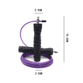 thumbnail image 2 of Bienvenido Cable Ajustable - Rodamientos de Bolas de Acero - Para CrossFit, MMA, Boxeo y Fitness, Mangos Antideslizantes, 2 of 5