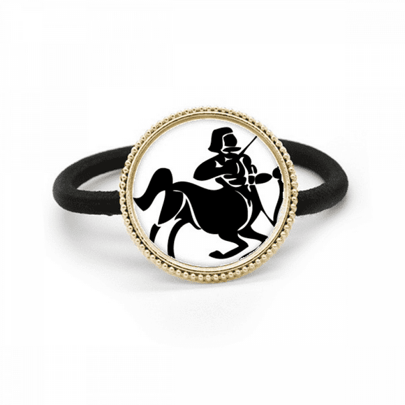 Constellation Sagittarius Zodiac Sign Silver Metal Hair Tie And Rubber Band Headdress