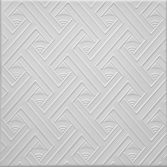 #RM64 pack of 48 Styrofoam Ceiling Tiles to cover popcorn ceiling (covers 129 sq.ft.)