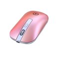 thumbnail image 1 of A8 Mouse Wireless Transmission Adjustable DPI 2.4Ghz ABS Mute Button Gaming Mouse for Computer - Rose Gold with Bluetooth, 1 of 5