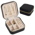 thumbnail image 1 of Caja de almacenamiento de joyas portátil para viajes, caja de almacenamiento de aretes, anillos, joyas, mini caja de almacenamiento de joyas, 1 of 6