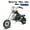 Black, variant on TOXOZERS Kids Mini Bike,Gas Powered 2-Stroke with Mini Motorcycle,Off-Road Dirtbike for Kids 8-13 with Rear Disc Brakes,44*33*23in
