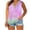 A Purple, variant on Womens Tank Tops Plus Size Tunic for Women-Neck Blouse Lace Casual Loose Summer Sleeveless Tank Light Blue Xxxl