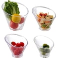 thumbnail image 2 of Acrylic Salad Bowl Transparent Diagonal Bowl Large Heat Resistant, 2 of 5