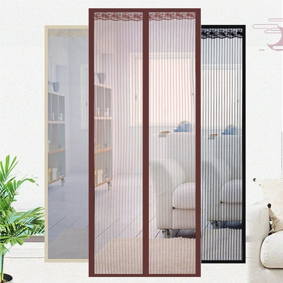 facefd 80*210cm Magnetic Screen Door Magnetic Patio Door Mesh Curtain