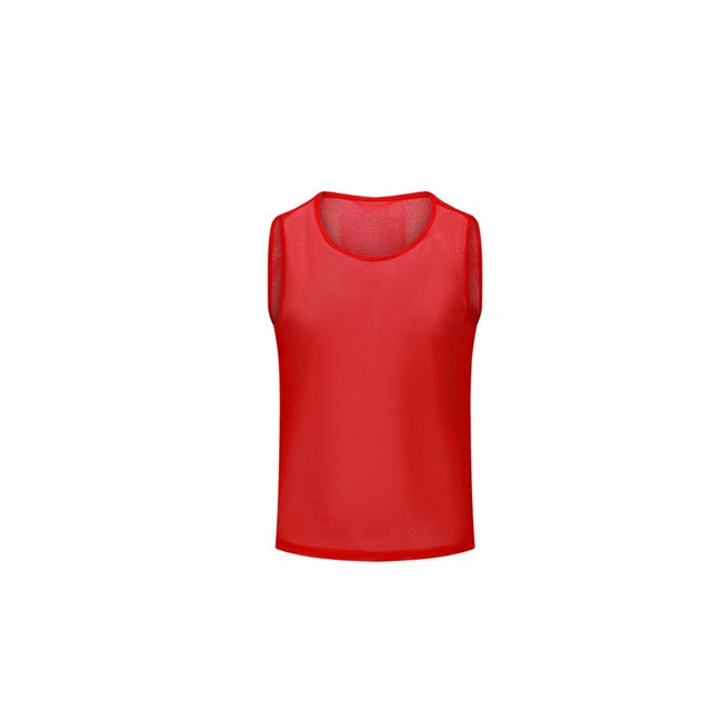 Naiovety Chaleco de entrenamiento, ropa deportiva de malla de fútbol para adultos, camisetas profesionales de fútbol, Jersey de secado rápido Uniforme atlético Rojo Naiovety OD029876-03