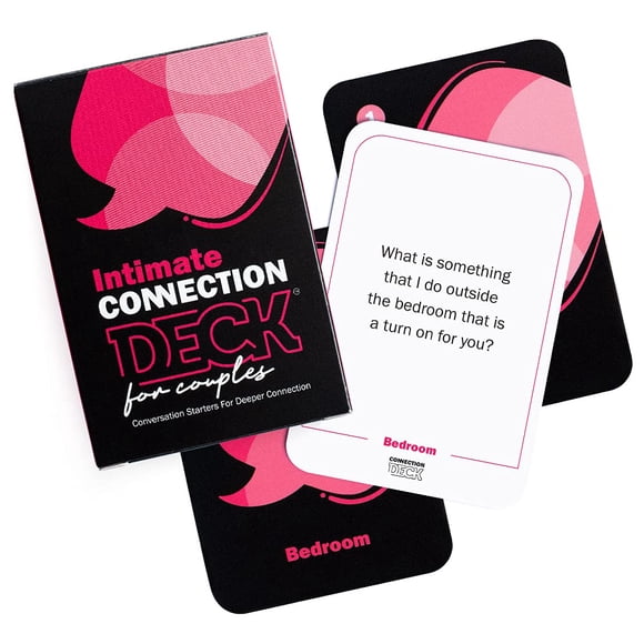 connection Deck card game for couples - connecting and Revealing Questions to Ignite A Deeper Relationship - Perfect for Anniversary, Date Night & Mor