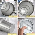 thumbnail image 7 of 30oz Large Capacity Cup Magic Mountain Cup 24h Hours Ytong Thermos Bottle with Lid Bear Coffee Mug Water Stainless Steel Bottle (style14), 7 of 7